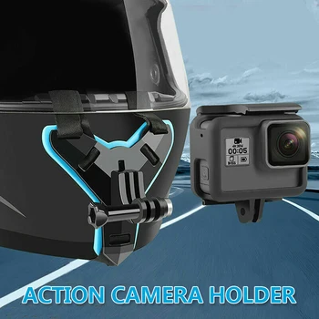 

Motorcycle Helmet Chin Mount Holder For GoPro Hero Black Sports Camera Chin Stand Mount Holder Full Face Holder Accessory