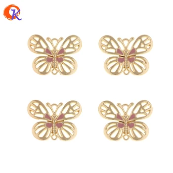 

Cordial Design 50Pcs 26*20MM Jewelry Accessories/Earring Connectors/Butterfly Shape/Zinc Alloy/DIY/Hand Made/Earring Findings
