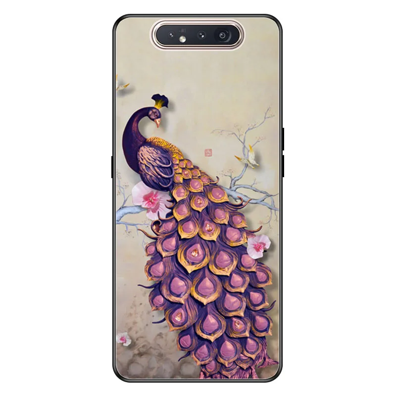 Geruide 6,7 дюймов чехол для samsung A80 чехол, закаленное стекло чехол cubierta para Для samsung Galaxy A80 A 80 A805F A90 чехол