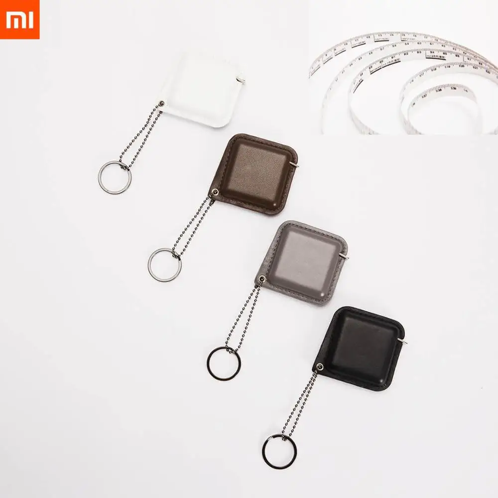 Оригинальный Xiaomi Smartfern портативный из воловьей кожи рулетка 6 см Модный дизайн