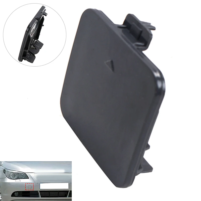 Буксировочный крюк для переднего бампера 1 шт. черная пластиковая накладка на