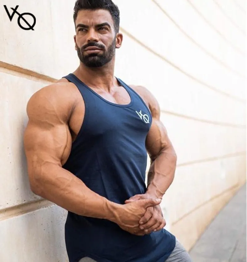 

Spring And Summer New Style Muscle Fitness Brothers Outdoor Gym Sports Running I-shaped Vest Sleeveless Shirt