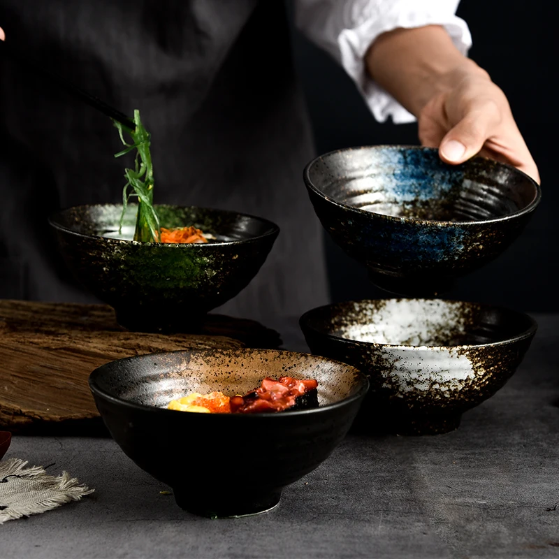 5 дюймов японский стиль Ramen миска керамическая фарфоровая для супа рисовая