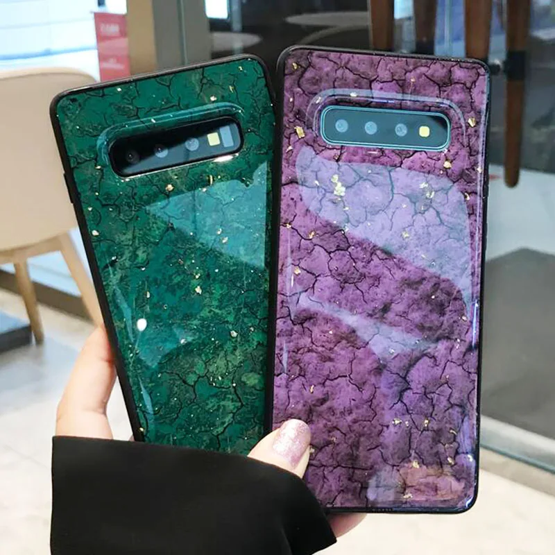Роскошный блестящий чехол из золотой фольги для телефона Samsung Galaxy A6 Plus A5 2017 A6S A8S A8