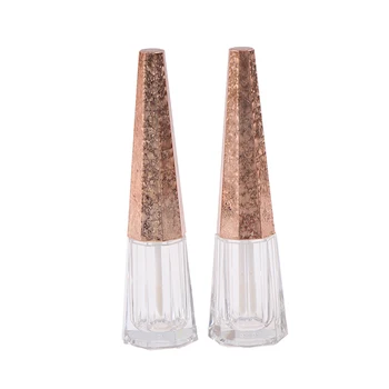

7ml Geometric Cone Shape Container Empty Clear Lip Gloss Portable DIY Lip Balm Liquid Lipstick Tube Dispenser Bottle Makeup Tool