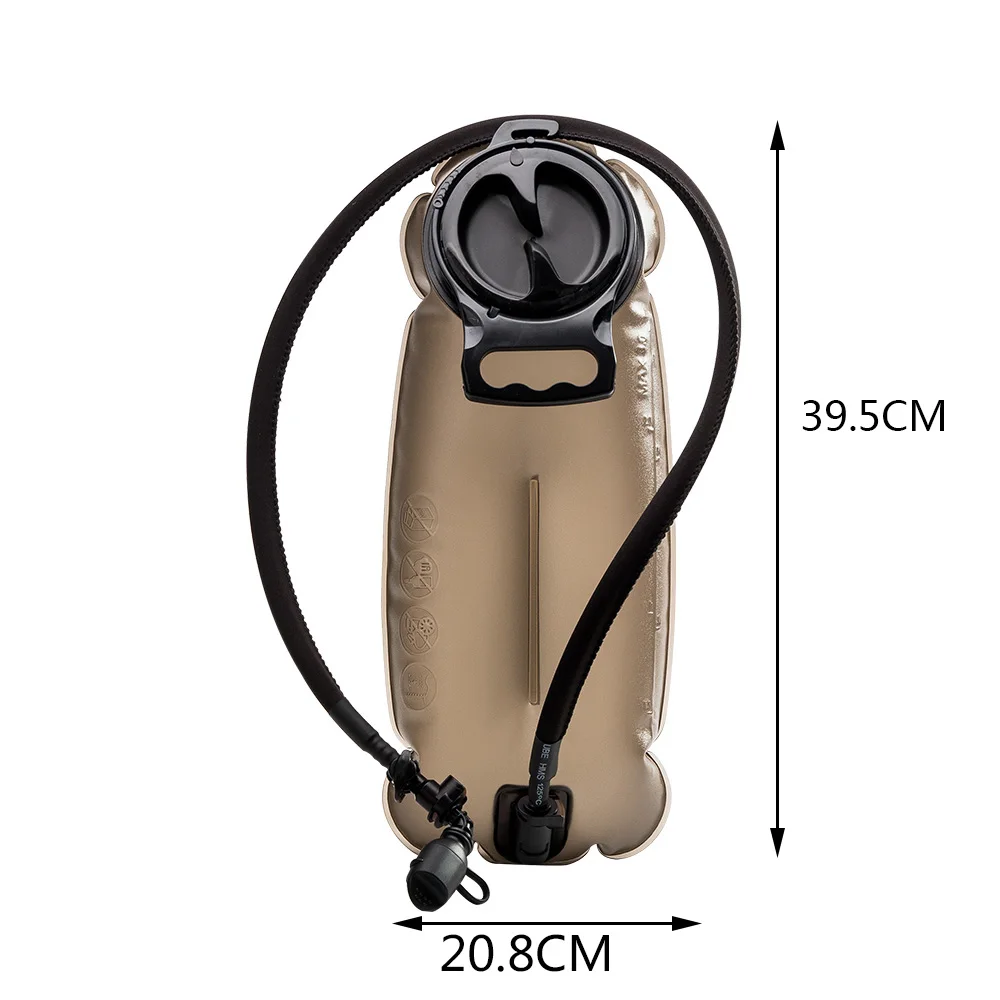 2.5L ТПУ 2L 2.5L 3L сумка для воды для кемпинга на открытом воздухе сумка для душа гидратационная система походная альпинистская сумка для выживания рюкзак - Цвет: 2.5L