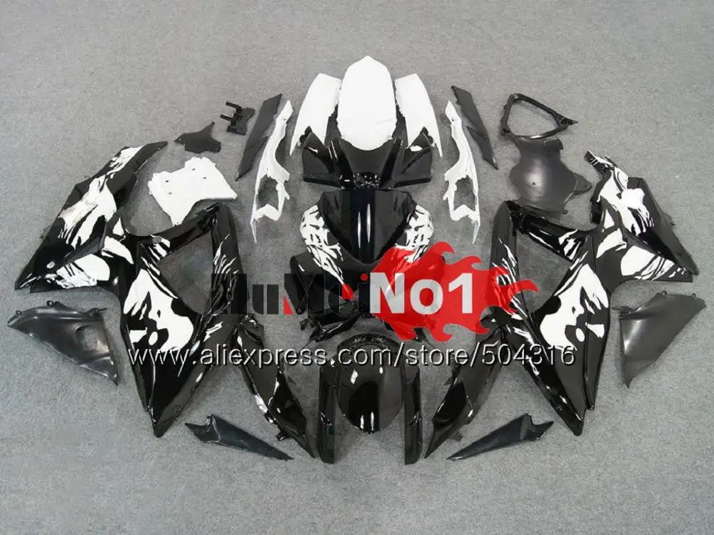 Корпус для SUZUKI GSXR-750 GSXR600 GSX-R750 2008 2009 2010 17MC. 173 GSXR-600 K8 GSXR750 GSXR 600 750 08 09 10 серебристо-серый обтекатель - Цвет: No. 5