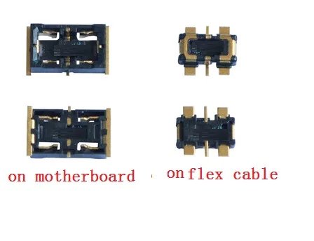 2PCS Battery FPC Connector Plug Clip Holder on Logic Board Parts For Sony Xperia Z1 L39H | Мобильные телефоны и