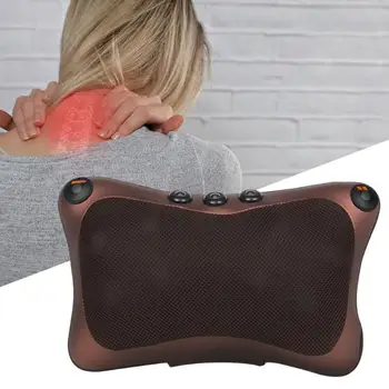 

Relaxation Massage Pillow with Wide Scope of Application Simplicity Car Home Electric Neck Back Heating Kneading Massager