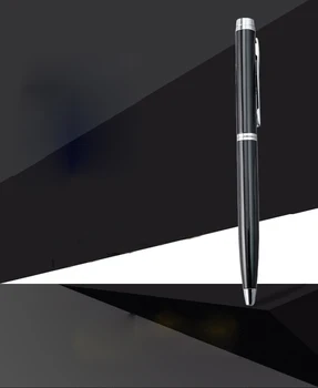 

1000pcs/lot Metal advertising ballpoint pen black blue ink business men's signature office stationery wholesale custom LOGO