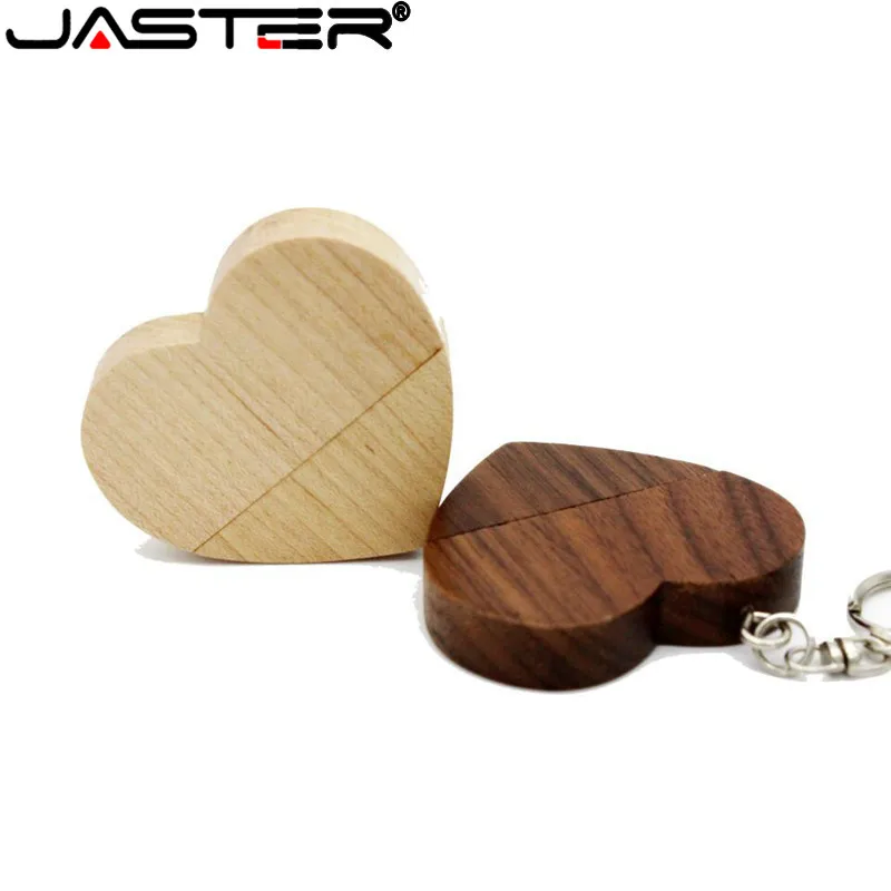 Usb флеш накопитель JASTER creative love heart 4 ГБ 8 16 32 64 usb 2 0 Подарочный Флешка с логотипом|USB