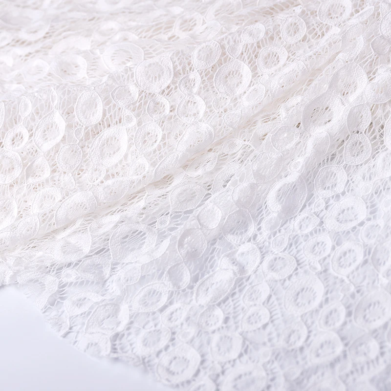 Cusack Lace Fabric Off White Mesh Ricamato 100*150Cm Per Le Donne Dress Costume Passamaneria Cucito Fai Da Te
