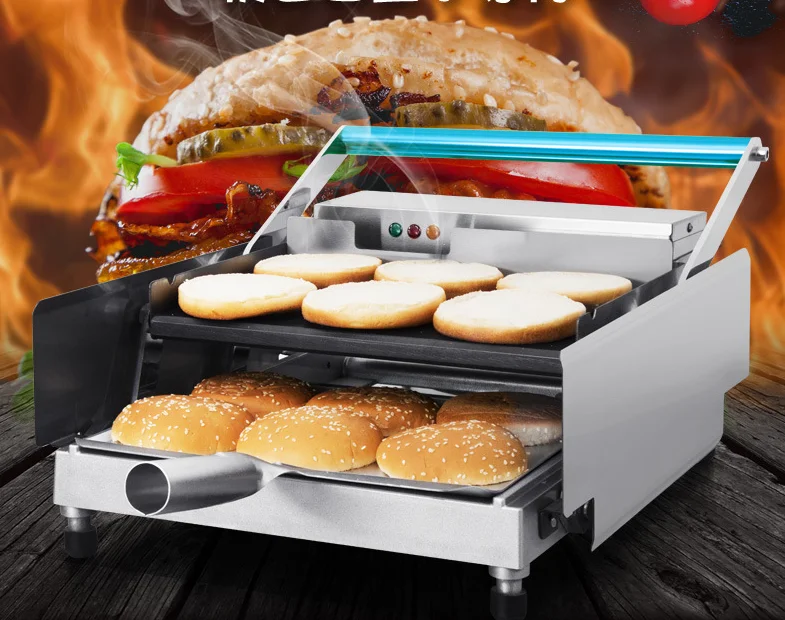 Burger Automatic Making Machine Price Hamburgers Cutters 220 V Electric  Bakery Bread Slicer - AliExpress