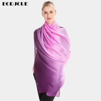 

2019 Summer Women/Ladies Gradient Flax Scarf Hijab Wrap Printe Long Shawls Headband Muslim Hijabs Scarves/Scarf 9 colors