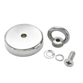 

32mm Neodymium Magnet Strong Search Magnet Metal Detector Strong Salvage Magnet Pot Treasure Hunting Fishing Underwater