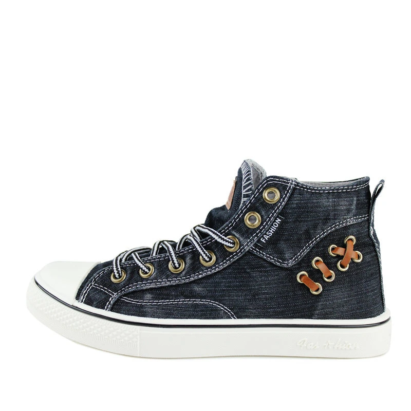 jeans canvas shoes