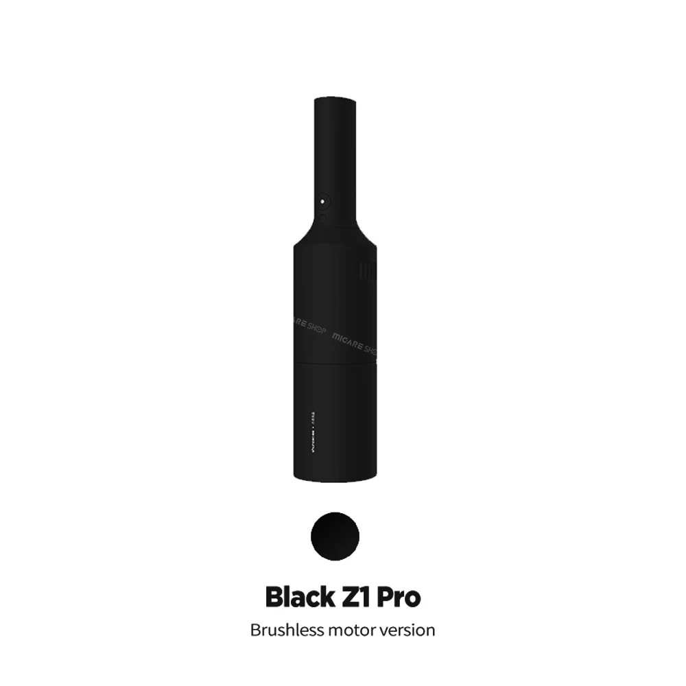 Black Z1 Pro Xiaomi Shunzao Пылесосы USB быстрая зарядка мини Портативная Автомобильная Беспроводная Очистка для дома и офиса ручной очиститель пыли - Цвет: Black Z1 Pro