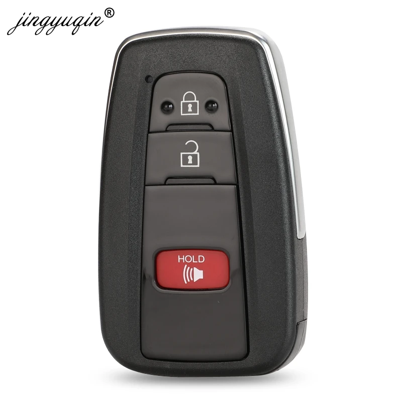 Jinyuqin 2 + 1 кнопки смарт чехол для ключей подходит Toyota Camry RAV4 Corolla C HR 2019 ключа