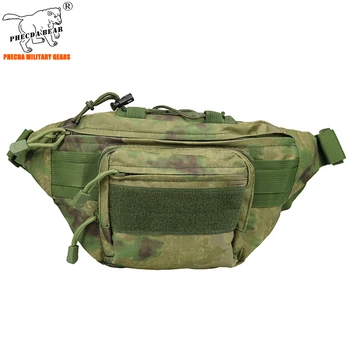 

a-tacs fg camouflage waist bag hunting tactical bag cycling cross-body bag fishing waist bag military ammo bag army range bag