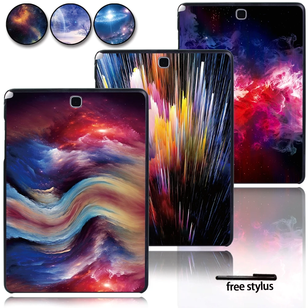 

Hard Shell Tablet Protective Case for Samsung Galaxy Tab A T550 P550 T555 T551 9.7 Inch with Various Space Pattern and Colorss