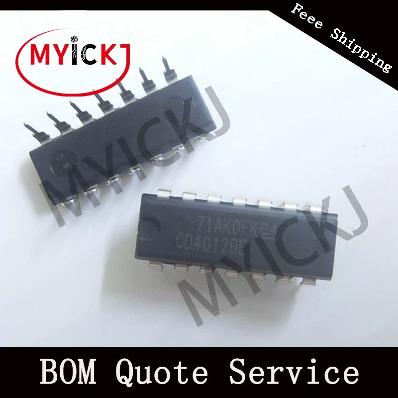 10 шт. CD4012BE CMOS NAND ВОРОТА IC чип DIP14