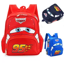 Дисней автомобиль мультфильм детский сад сумка Детский Школьный рюкзак большой емкости Оксфорд Водонепроницаемая Студенческая сумка мальчик девочка Bookbag