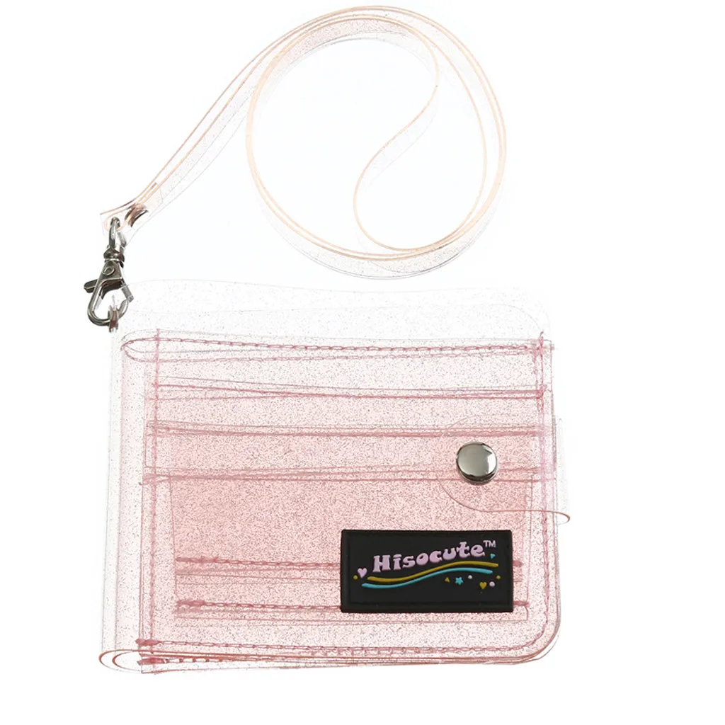 

OCARDIAN credit card holder Multi-function Bag Fashion Women Solid Color Jelly Card Wallet Drop shipping CSV G0815#10