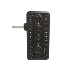 Cuvave Portable Electric Guitar Amplifier H8 Mini Headphone Amp Built-in Delay Tuner Phaser Reverb Effect IR Cabinet Guitar Plug