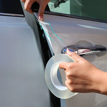 

Car Door Sill Protector Tape Scratchproof bummper sticker For Mercedes Benz W202 W220 W204 W203 W210 W124 W211 W222 X204 AMG CLK