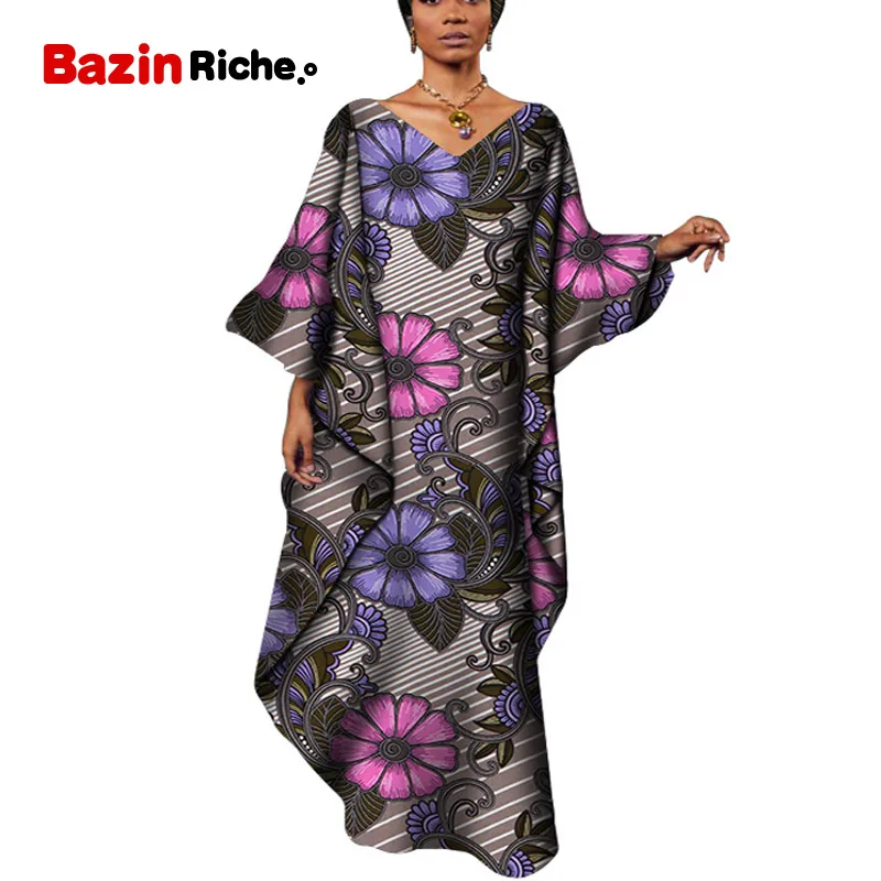 Африканские платья для женщин 2019 африканская одежда мусульманское длинное платье высокого качества Длина модное Африканское свободное
