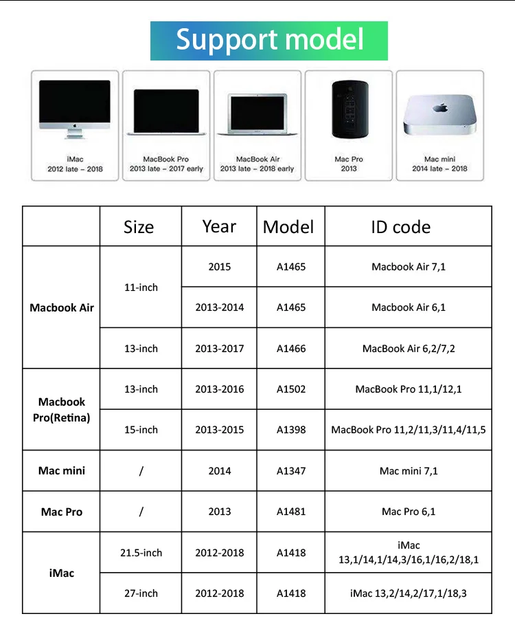  Heißer Wicgtyp 256GB 512GB 1TB M.2 SSD PCIe für Mac SSD M2 NVMe SSD Festplatte SSD für MacBook Air 