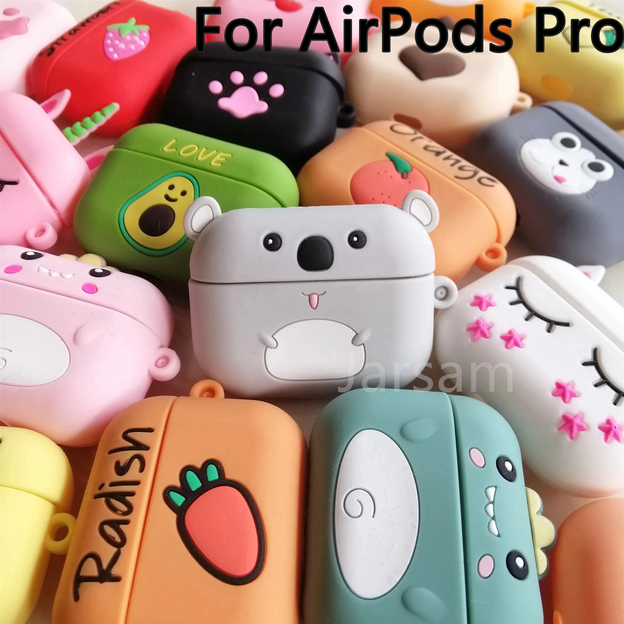 Cartoon Silicone Case For Airpods Pro Case Wireless for airpods pro Case Cover Earphone Case For Air Pods pro