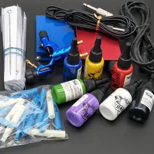 К ру стартовый комплект татуировки стрекоза роторная машина татуировки пистолет Электропитание педаль иглы Чернила для татуировки комплект поставки