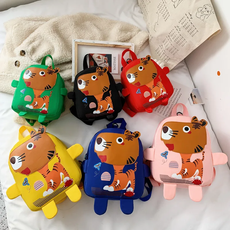 

Anti-Lost Backpack 2020 New Style 2-5-Year-Old Children Backpack Kindergarten Tiger Parent And Child Large Small Boy
