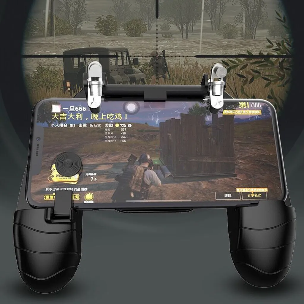 For PUBG Moible Controller Gamepad Aim Fire L1 R1 Triggers For PUGB Mobile Game Pad Grip L1R1 Joyst