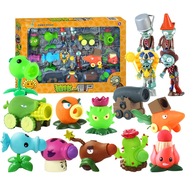 Genuine 12 Style Plants VS Zombies 2 Surprise Box Jar Set Toys Peashooter  SunFlower Pharaoh Zombie Game Figure Doll Model Toys - AliExpress