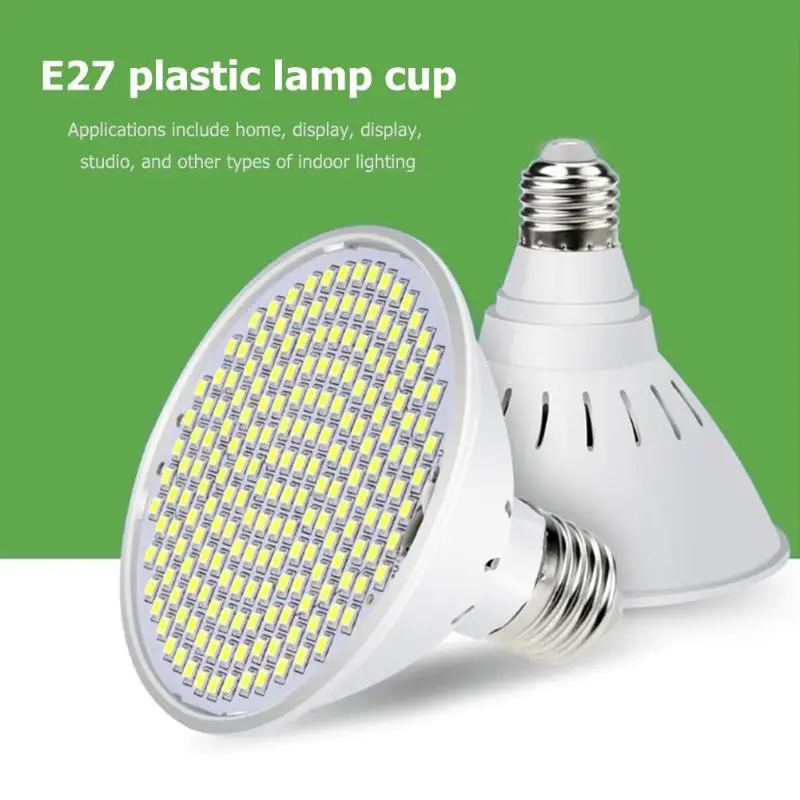 PC LED Lamp Cup Corn Bulbs Glass Indoor SMD2835 Chip E27 7W 220V Spot Lighting Low Power Consumption and High Brightness