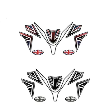 

MTKRACING 3D Fuel Tank Protection Stickers Decals For TRIUMPH Tiger 1050