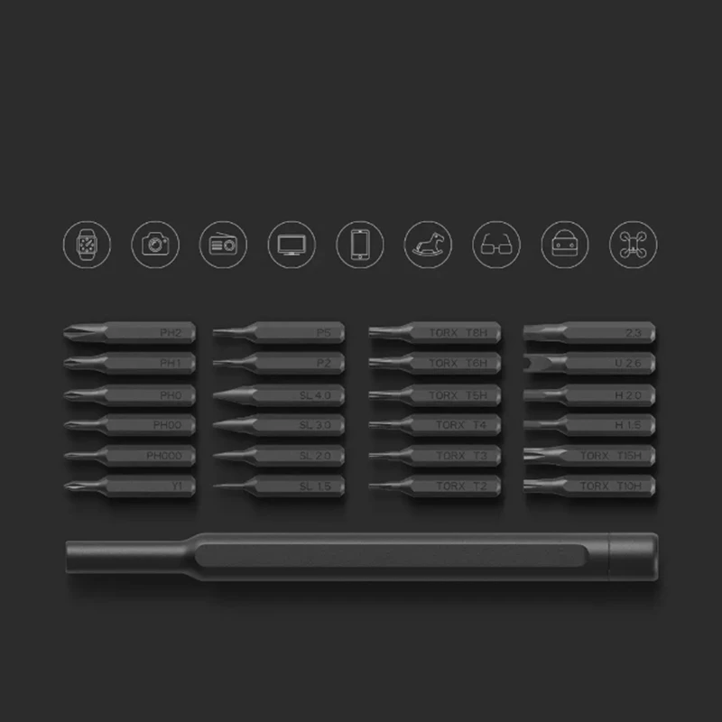 Оригинальный набор отверток Xiaomi Mijia wiha с использованием 24 точных магнитных биты Al