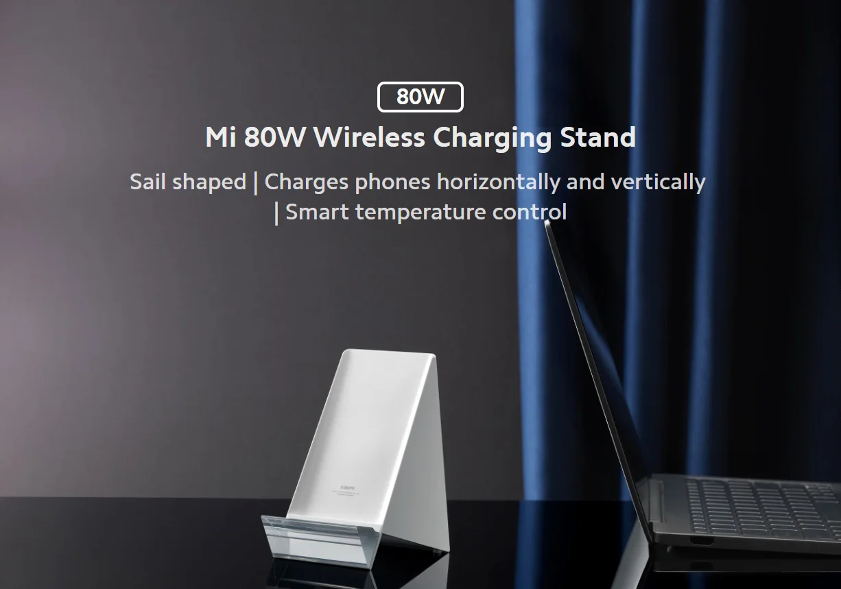 Xiaomi-オリジナルのワイヤレス充電器80W,セイルシェイプ - AliExpress 