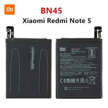 

Xiao mi 100% Orginal BN45 4000mAh Battery For Xiaomi Redmi Note 5 Note5 BN45 High Quality Phone Replacement Batteries