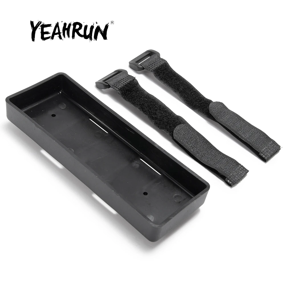 YEAHRUN Plastic Battery Box Tray Holder for Axial SCX10 1/10 RC Rock Crawler Car Truck Buggy