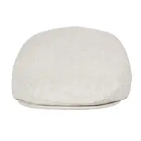 BOTVELA Linen Flat Cap for Men Women Herringbone Linen Newsboy Cap Lightweight Driver Ivy Hat Bakerboy Hat Summer Boina for Male 2