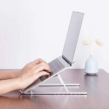 

Foldable Laptop Stand Holder Hollow Heat Sink Universal Type Notebook Computer Support for MacBook Lenovo Huawei Asus Acer