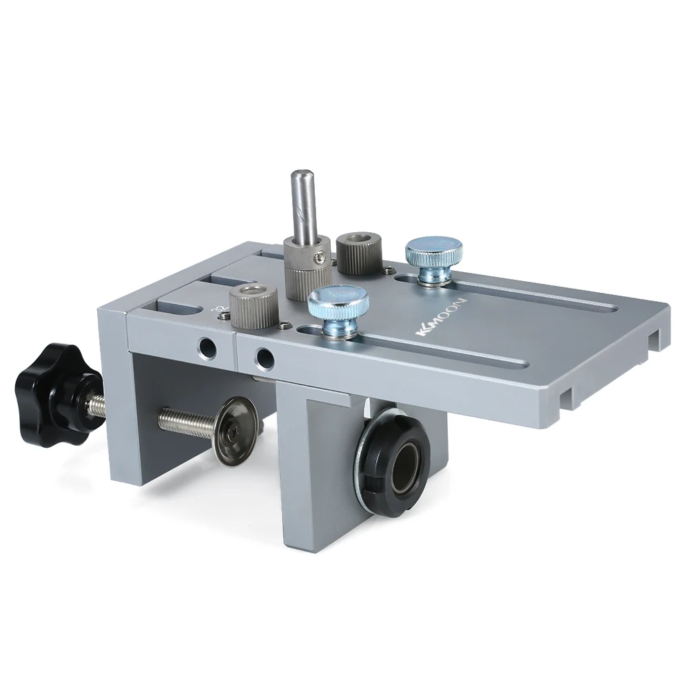 

KKmoon 3-in-1 Punch Positioner with Clamp Punching Locator Hole Drill Punch Positioner Guide Locator Jig Dowelling
