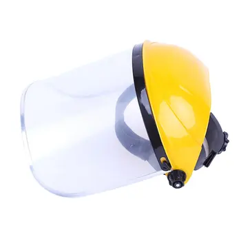 

Head-mounted edging protective face screen splash-proof PVC face screen protective mask Head-mounted PVC edge screen