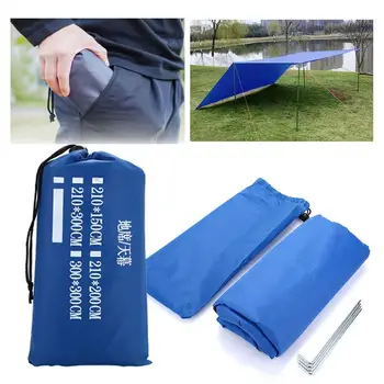

Picnic Mat Camping Canopy Tent Cloth Beach Mattress 210D 210*150cm Sandless Backing Lawn Floor Pad Travel Rugs First Aid