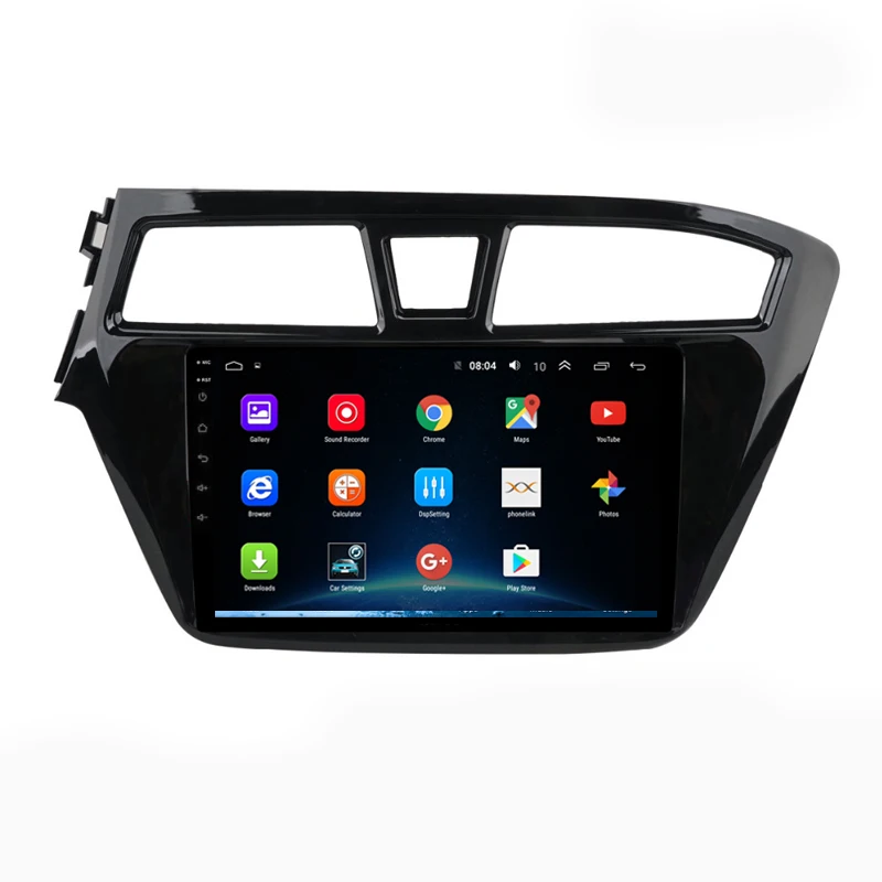 1" 2.5D ips Android 9,1 Автомобильный мультимедийный dvd-плеер gps для hyundai elite i20 радио DSP32EQ стерео навигации