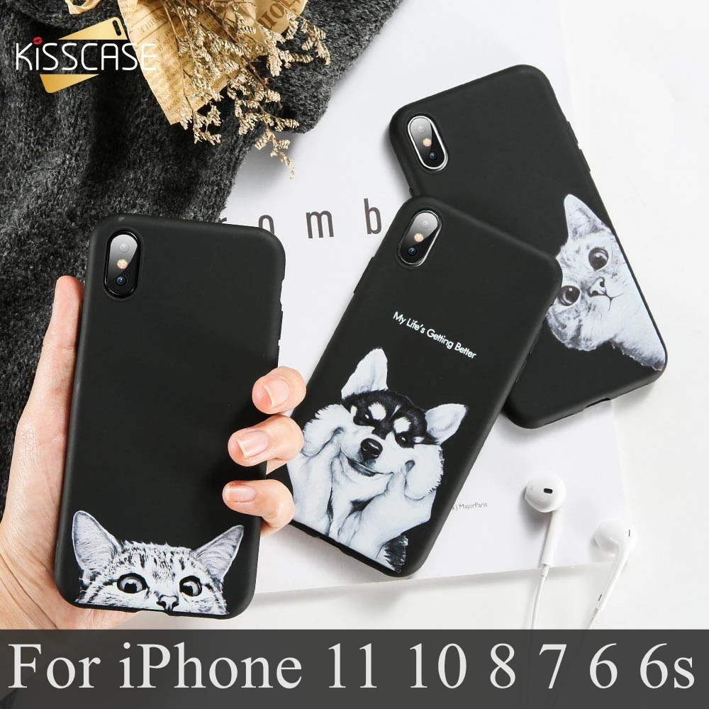 Тисненый чехол KISSCASE с изображением звезд космоса для iPhone 7 6 6S 8 чехлы 11 11Pro милые