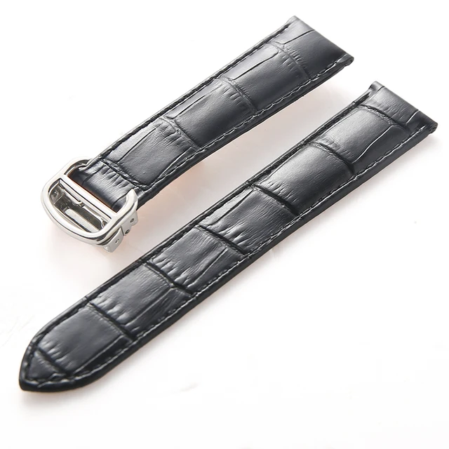 Leather watch strap replacement Cartier 